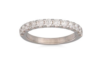 Lot 168 - A DIAMOND HALF ETERNITY RING, mounted in 18ct...