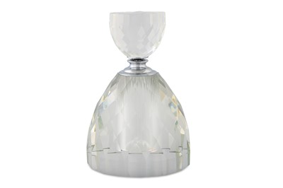 Lot 428 - A CONTEMPORARY GLASS PERFUME BOTTLE, of very...