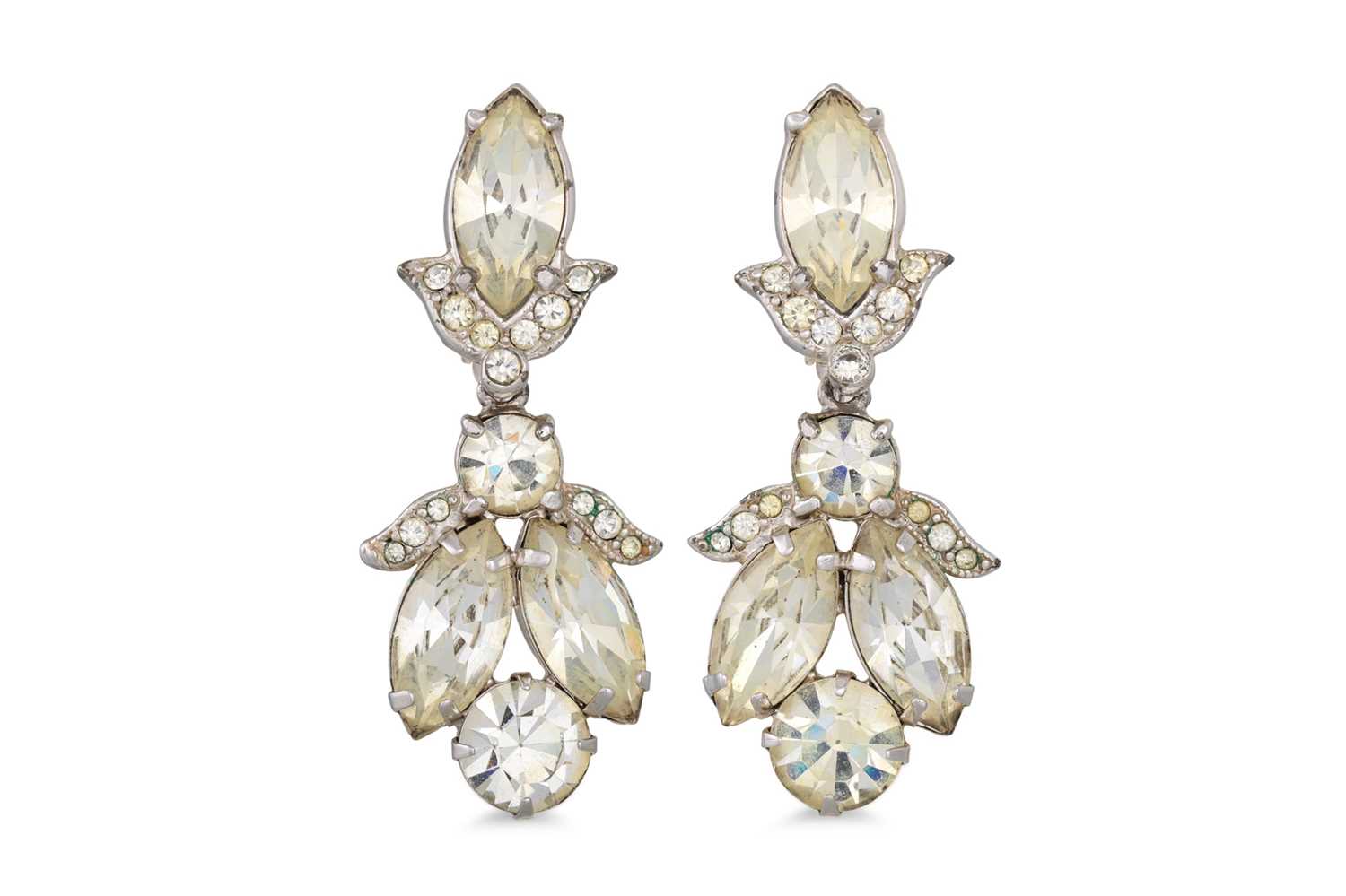 Lot 61 - A PAIR OF MID-CENTURY USA "EISENBERG" DROP...