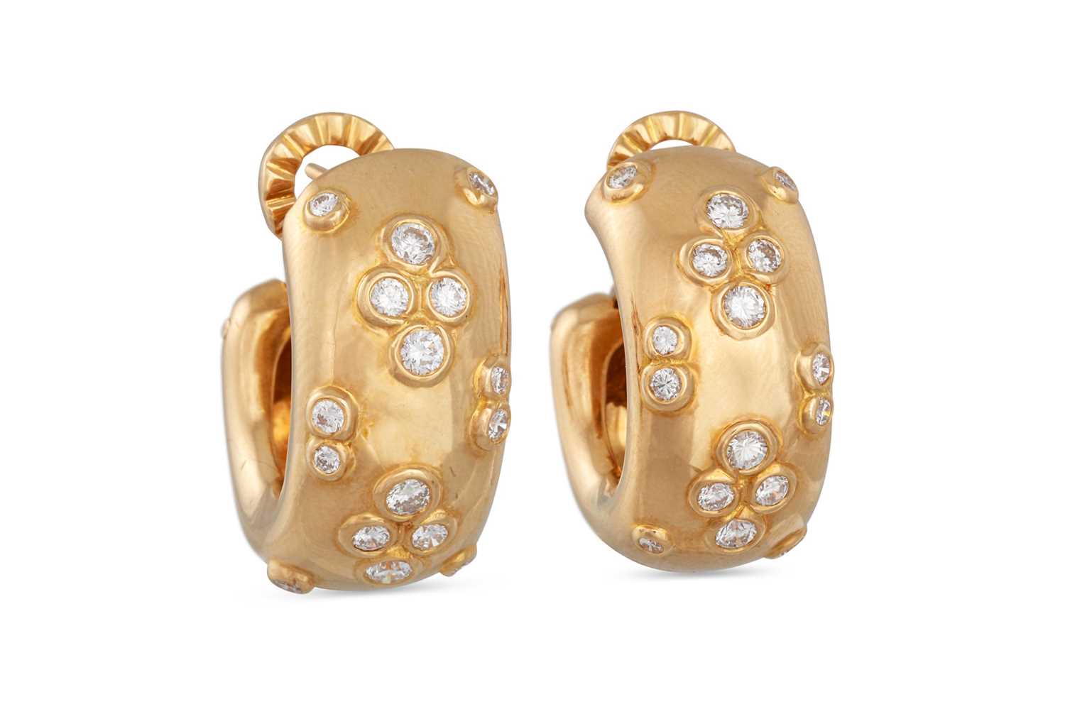 CRB8301218 - LOVE earrings - Rose gold, diamonds - Cartier