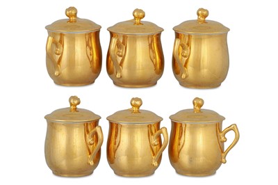 Lot 460 - A SET OF SIX MID 20TH CENTURY "ROYAL WORCESTER"...