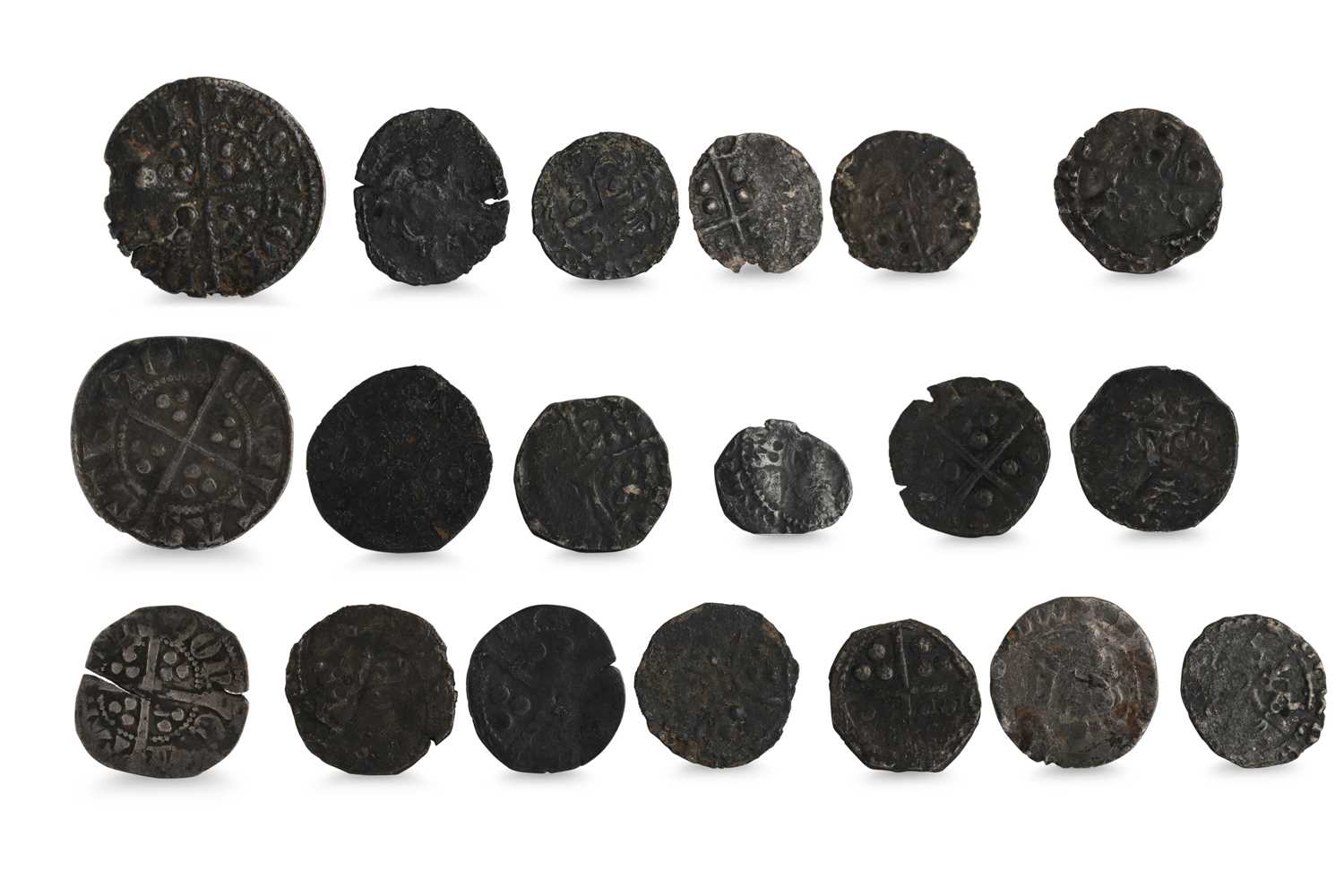 Lot 396 - 1272-1307 EDWARD I TWO SILVER ENGLISH PENNY...