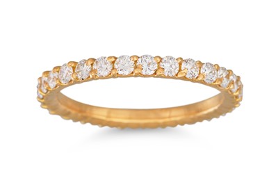 Lot 276 - A DIAMOND ETERNITY RING, the brilliant cut...