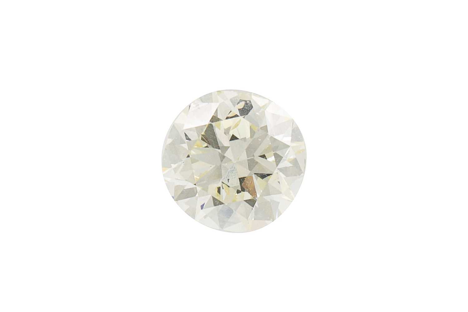 Lot 229 - AN UNMOUNTED OLD CUT DIAMOND, in AIG certified...