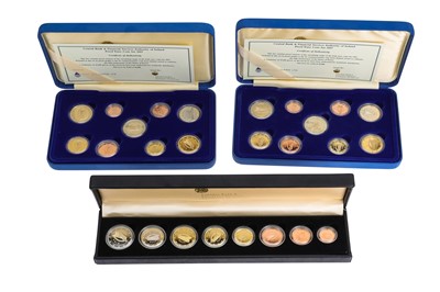 Lot 454 - THREE IRISH EURO YEAR PROOF COIN SETS, from €2...